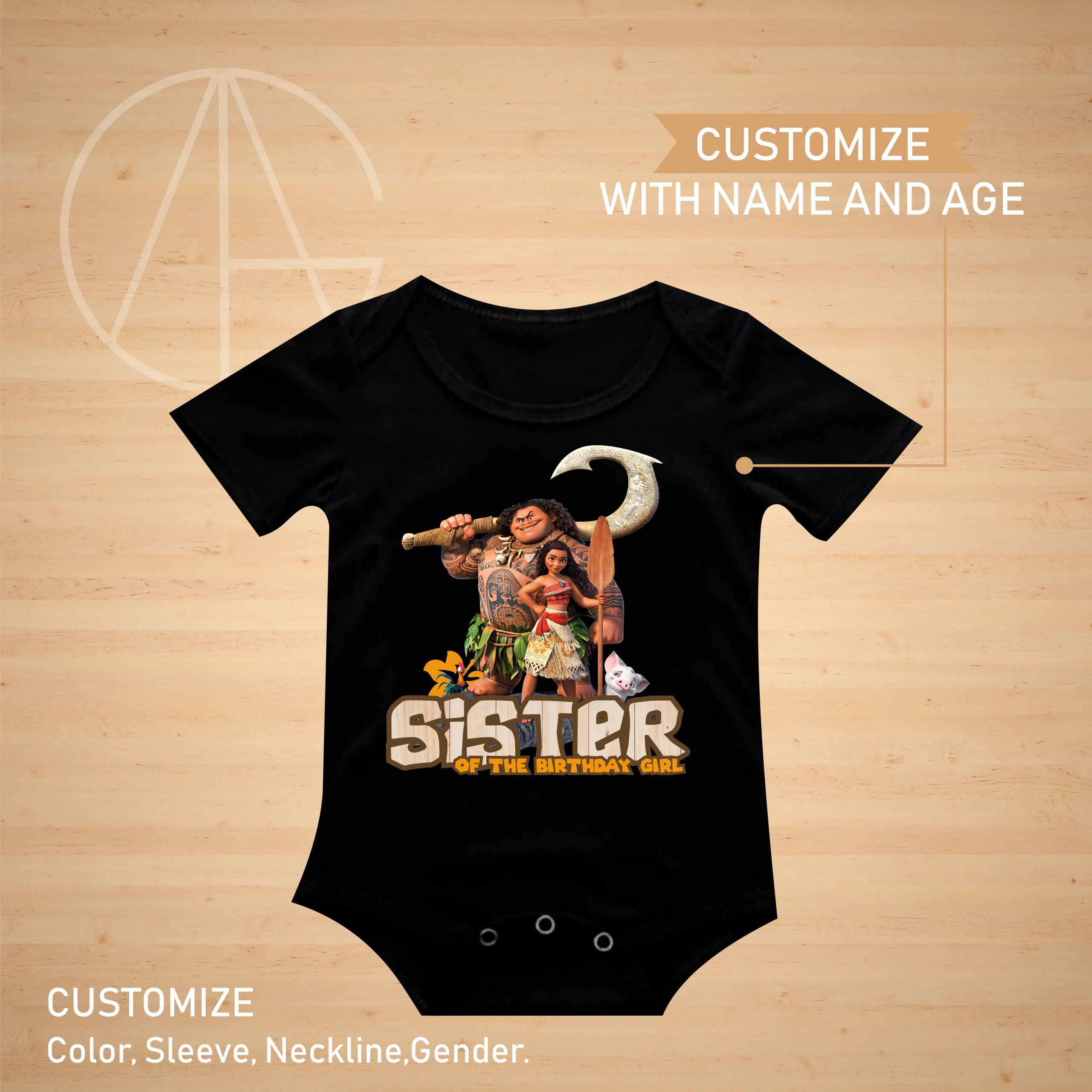 MOANA - SISTER - BLACK